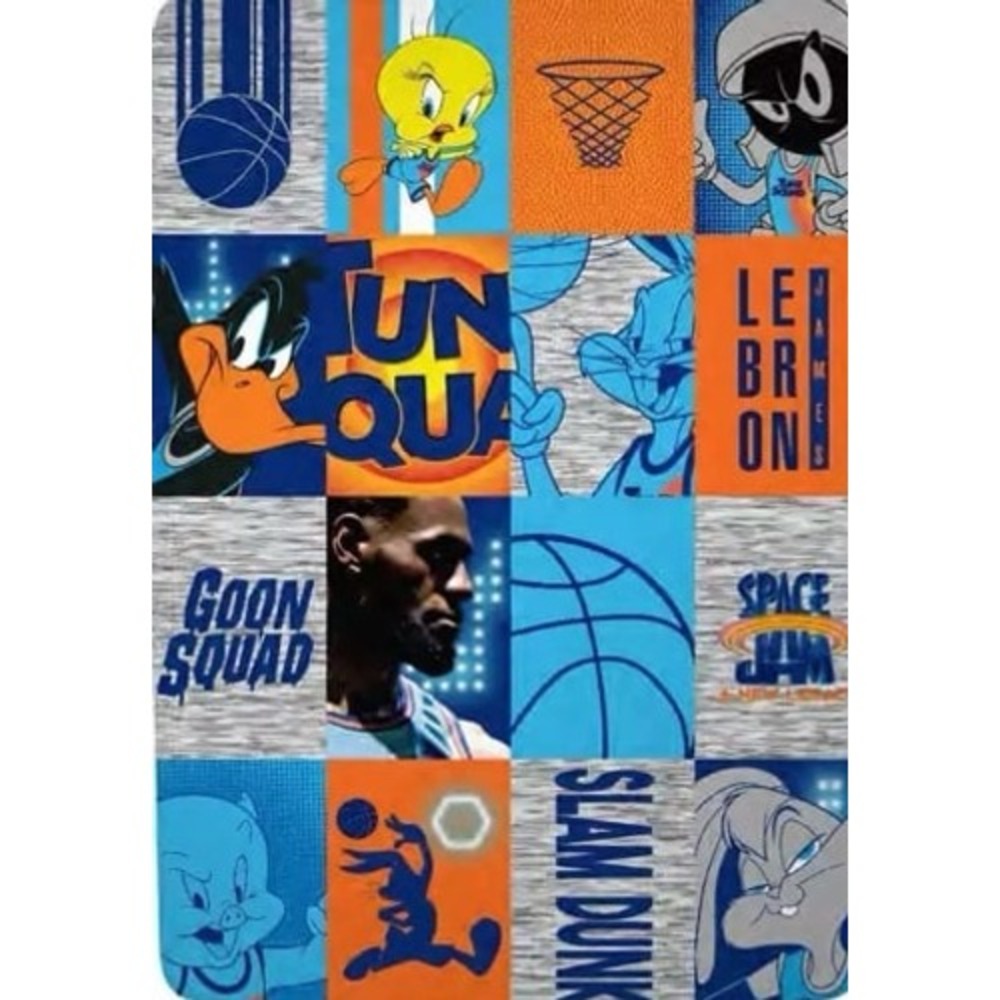 Space‎ Jam A New Legacy 62' x 90 Inch Super Soft Hiptobe Square Bed Blanket